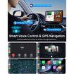 Portable Carplay Screen for Car, 9 inch Wireless Carplay Android Auto Screen with 4K Dash Cam and 1080P Backup Camera with 128G Memory Card
