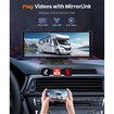 10.26 inch Wireless Carplay Screen for Car, Wireless Carplay Android Auto, 1080P IPS Touch Screen Bluetooth, Hands-Free, GPS, FM, Aux, TF Card, MirrorLink
