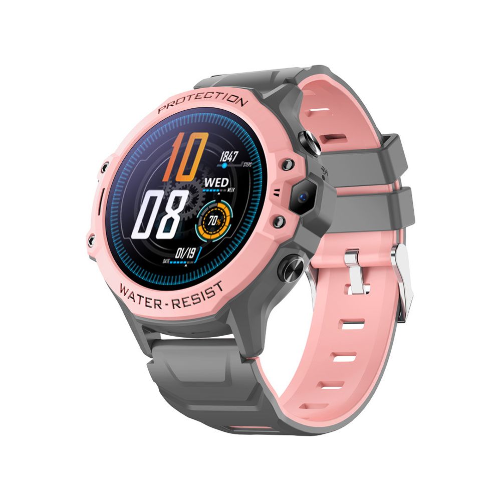 4G Smart Watch for Children, Kids Smartwatch with WiFi, Video Calls, GPS Location, SOS, Camera and Pedometer for Boys Girl, Pink