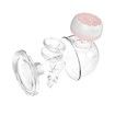 2 Pack Wearable Breast Pump, Electric Hands Free Breast Pump with 4 Modes, LCD Display