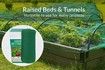 Garden Netting 2M*20M Heavy Duty Bird Net, Deer, Plant Protection Extra Strong Woven Mesh, Reusable Kit, Animal Fencing for Fruits Trees, Green