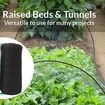 Garden Netting 2M*20M Heavy Duty Bird Net, Deer, Plant Protection Extra Strong Woven Mesh, Reusable Kit, Animal Fencing for Fruits Trees, Black