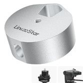 Starlink Mini Tripod Adapter, Aluminum, for 1/4 inch -20，3/8 inch -16 Threaded, Puck for Star Link Mini Pipe Adapter, Mounting on Camera mounts