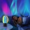 Rechargeable Cordless Table Lamp with Aurora Effect,360 Rotation Bedroom Night Light,Desk Lamp For Home Decor