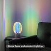 Rechargeable Cordless Table Lamp with Aurora Effect,360 Rotation Bedroom Night Light,Desk Lamp For Home Decor