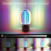 Rechargeable Cordless Table Lamp with Aurora Effect,360 Rotation Bedroom Night Light,Desk Lamp For Home Decor