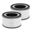 2 Pcs Vista 200 Replacement Filter Compatible with LEVOIT Vista 200 Air Puri-fier, High-Efficiency Activated Carbon Filter, Vista200-RF