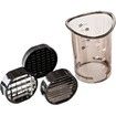 Mini Fruit Chopper Cup Vegetable Speed Chopper Push Plate Detachable Cutter Kitchen Gadgets Home Essentials Black