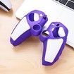 Silicone Grip Cover Case for PlayStation Portal, Anti-Slip Controller Protective Sleeve Ergonomic Case with 2 Thumb Grip Caps (Purple)