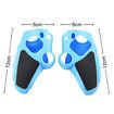 Silicone Grip Cover Case for PlayStation Portal, Anti-Slip Controller Protective Sleeve Ergonomic Case with 2 Thumb Grip Caps (Purple)