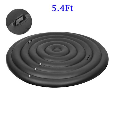 5.4FT Inflatable Hot Tub Cover Round 48 With Handle, Fit Intex Hot tub Cover Best Way salu spa Cole Man Cover Inflatable Insert Insulated Lid Replacement