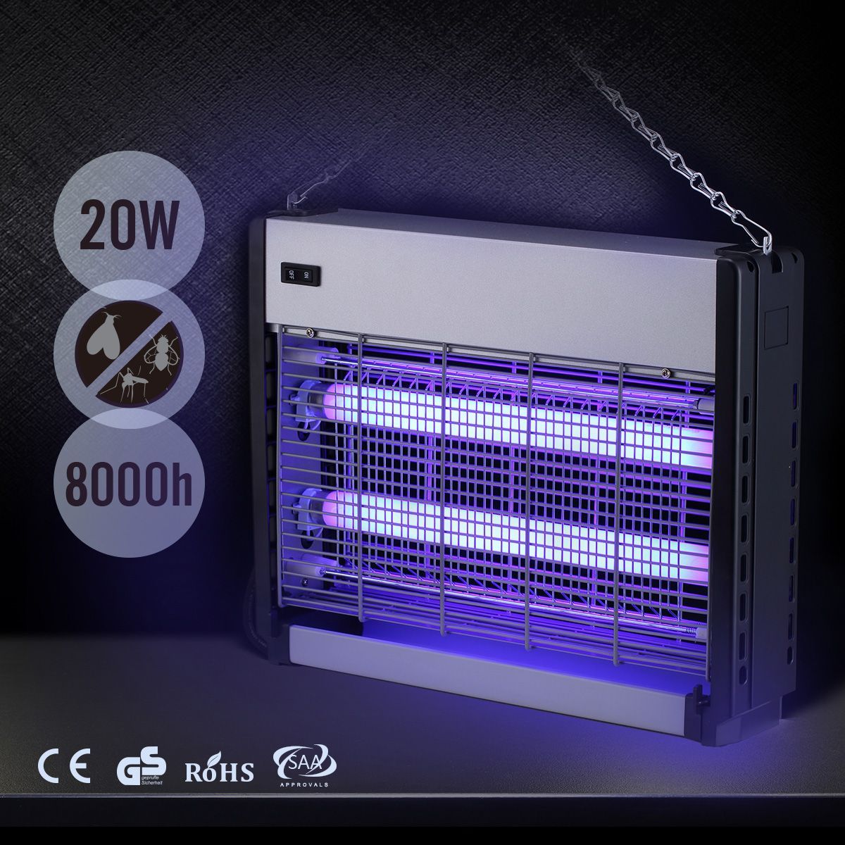 Aluminium Alloy Electric Insect Zapper Killer