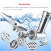 Metal Food Grinder Attachments for KitchenAid Stand Mixers Meat Grinder Sausage Stuffer Silver Machine Mixer Not Included