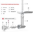 Metal Food Grinder Attachments for KitchenAid Stand Mixers Meat Grinder Sausage Stuffer Silver Machine Mixer Not Included