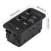 Master+3 Single Window Switch For Ford Territory SX SY SZ 2004-2014 White Illuminated 9R7914A132AA, WS133BL 13Pin