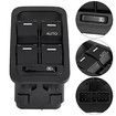 Master+3 Single Window Switch For Ford Territory SX SY SZ 2004-2014 White Illuminated 9R7914A132AA, WS133BL 13Pin
