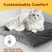 Pet Heating Pad Heated Cat Dog Bed Outdoor Electric Heater Blanket Inflatable Puppy Doggy Mat Warmer 70x40cm Waterproof Bunny Cushion Outside Safe