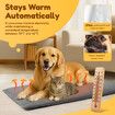 Pet Heating Pad Heated Cat Dog Bed Outdoor Electric Heater Blanket Inflatable Puppy Doggy Mat Warmer 70x40cm Waterproof Bunny Cushion Outside Safe