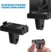 Action Camera Adapter for DJI OSMO Action 5 Pro/4/3, Plastic Action Camera Magnetic Adapter Mount Quick Release Magnetic Camera Mount Camera Accessories