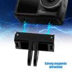 Action Camera Adapter for DJI OSMO Action 5 Pro/4/3, Plastic Action Camera Magnetic Adapter Mount Quick Release Magnetic Camera Mount Camera Accessories