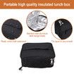 Electric Lunch Box Food Warmer, Portable Food Heater Heated Lunch Box Bag USB Constant Heating Insulation Bag for Car Truck Home Work