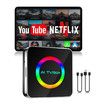 Wireless Carplay Adapter for iPhone with Netflix YouTube Tiktok TF Card, AI Box Carplay Adapter and Android Auto Dongle Easy to Setup