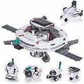 STEM Projects for Kids,Science Kits,Solar Space Toys Gifts,120Pcs Building Experiments Robots for Ages 3+ (White)