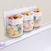 Bath Toy Storage Bag,Hanging Bath Toy Storage Net Mesh Bag,Toy Storage and Sorting Great for Bathroom Organizer Color White