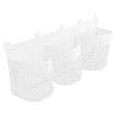 Bath Toy Storage Bag,Hanging Bath Toy Storage Net Mesh Bag,Toy Storage and Sorting Great for Bathroom Organizer Color White