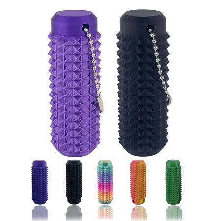 Little Ouchies Fidget,Pocket Mini Fidget Toy,3D Printed Venting Key Pendant,2pcs Spiky Grippie Stim Keychain,Novelty Gifts for Friends