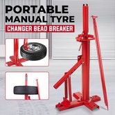 Tyre Changer Manual Tire Changing Tool Bead Breaker 8-16 Inch Auto Motorcycle Car Van Truck ATV Motorbike Wheel Emergency Replacement Mount Portable