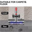 Direct Drive Cleaning Head Compatible With Dyson V7 V8 V10 V11 V15 Vacuum Cleaner For Short-Pile Carpets And Hard Floors