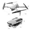 Drone with 6K Camera Brushless Motor Drone, GPS WIFI FPV Fold Quadcopter With 2 Batteries Toys For Boys