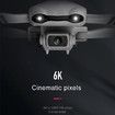 Drone with 6K Camera Brushless Motor Drone, GPS WIFI FPV Fold Quadcopter With 2 Batteries Toys For Boys