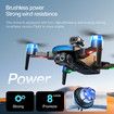 Drone Professiona Aerial HD Camera Drone WIFI intelligent obstacle avoidance With screen Remote control Drone, 2 Batteries
