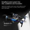 Drone Professiona Aerial HD Camera Drone WIFI intelligent obstacle avoidance With screen Remote control Drone, 2 Batteries