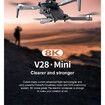 GPS 5G WiFi FPV with 8K ESC HD Dual Camera 720P 360 Degree Obstacle Avoidance Optical Brushless Foldable RC Drone, GPS Version 2 Batteries