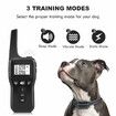 Bark Collar with Remote Control, 3300Ft Training Collar with Beep, Vibration, IPX7 Waterproof Dog Training Collars for Small Medium Large Dogs, Black