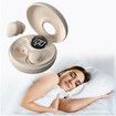Sleep Earbuds for Side Sleepers, Mini Invisible Wireless Bluetooth Sleep Headphones, Hidden Earbuds for Small Ears Sleeping, Exercise, Working (Beige)