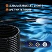 Endoscope Camera with Light Borescope Camera with 4.3 Inch IPS Screen 1080P HD with 8 LED Lights Waterproof Endoscope for Sewer-5M