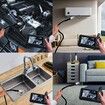 Endoscope Camera with Light Borescope Camera with 4.3 Inch IPS Screen 1080P HD with 8 LED Lights Waterproof Endoscope for Sewer-5M