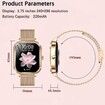 Smart Watch for Women,Android Smartwatch for Phones (Make Calls),1.75 Inch HD Fitness Tracker Watch with Sleep Monitor,110+ Sport Modes Fitness Watches