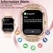 Smart Watch for Women,Android Smartwatch for Phones (Make Calls),1.75 Inch HD Fitness Tracker Watch with Sleep Monitor,110+ Sport Modes Fitness Watches