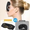 3D Sleep Eye Mask With Bluetooth Headphones,Headphones For Side Sleepers,Adjustable,Thin Stereo Speakers Perfect For Sleeping,Color Black