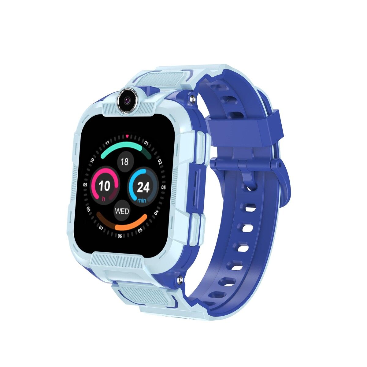 4G Smart Watch for Kids,GPS Tracker,IP67 Waterproof,1.83 Inch Touch Screen,Smartwatch with 2-Way Voice Video Call,SOS Call,Color Blue