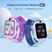 4G Smart Watch for Kids,GPS Tracker,IP67 Waterproof,1.83 Inch Touch Screen,Smartwatch with 2-Way Voice Video Call,SOS Call,Color Blue