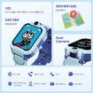 4G Smart Watch for Kids,GPS Tracker,IP67 Waterproof,1.83 Inch Touch Screen,Smartwatch with 2-Way Voice Video Call,SOS Call,Color Blue