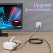 Link Cable 5 Meters for Meta/Oculus Quest 3s/3/2, 5 Meters Charging Cable Link, Connects Quest 3s and PC for VR Headsets
