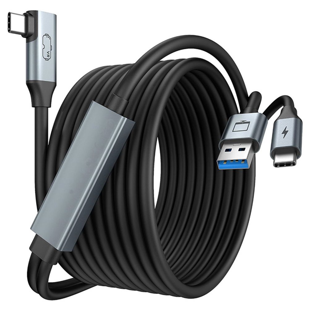Link Cable 5 Meters for Meta/Oculus Quest 3s/3/2, 5 Meters Charging Cable Link, Connects Quest 3s and PC for VR Headsets