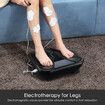 Electric Foot Massager Circulation Machine EMS TENS Electromagnetic Wave Feet Equipment Portable Home Pulse Promoter with Remote Control